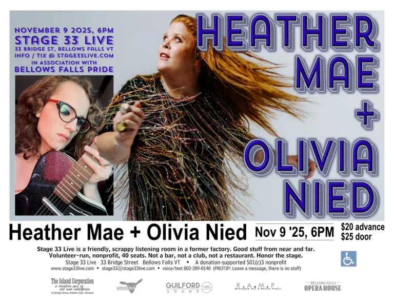 Heather Mae & Olivia Nied Bring Revolutionary Folk and Radical Joy to Stage 33 Live