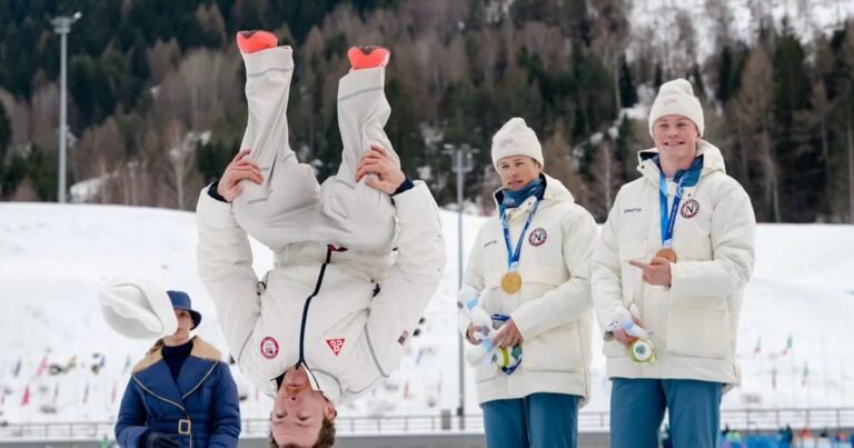 Backflip on the podium, breakthrough on the snow: Ben Ogden hails new generation of US skiers