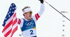 Landgrove’s Ogden wins Olympic silver, breaking 50 year medal drought for US men’s cross-country skiing